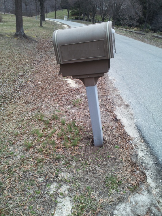 Leaning Tower of Mailbox